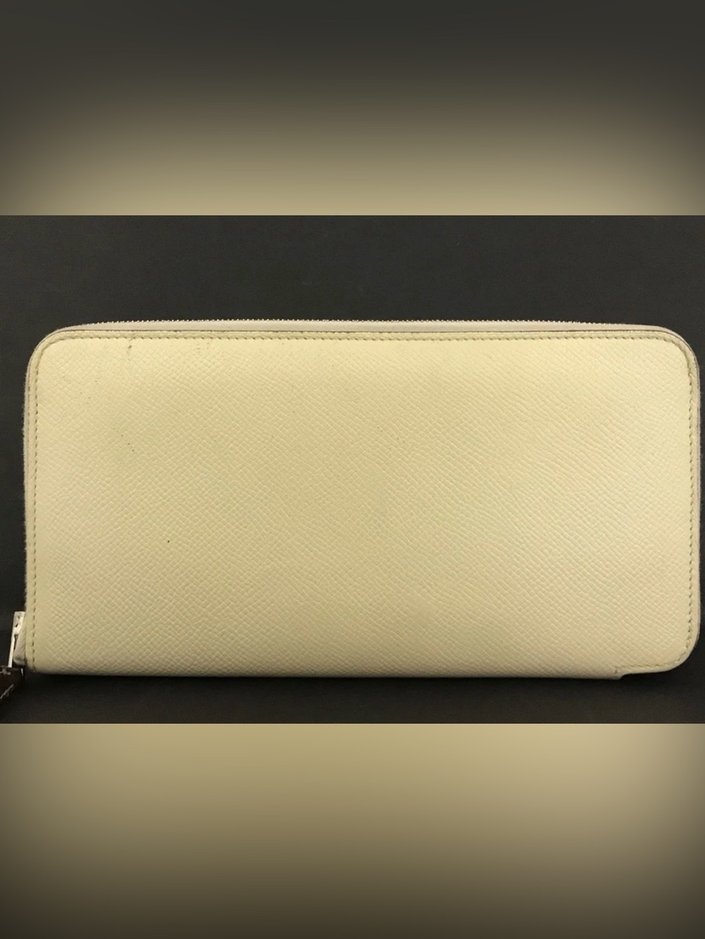 Hermès Silk’In Azap Long Wallet Cream Epsom Leather